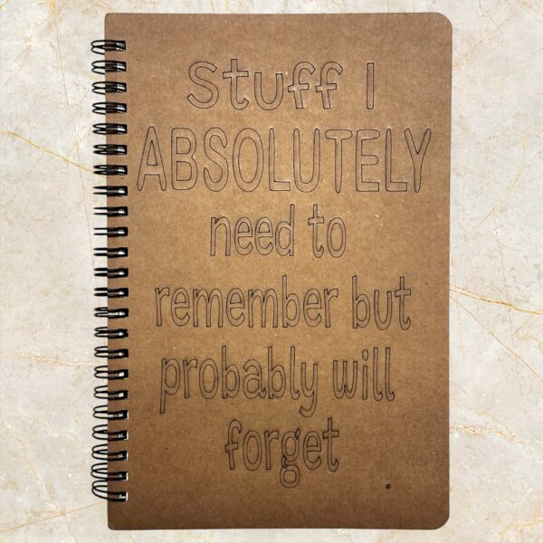 Journal - absolutely need to remember