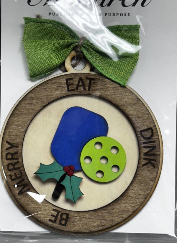 Pickleball Wishes Ornament - Customizable - Image 7