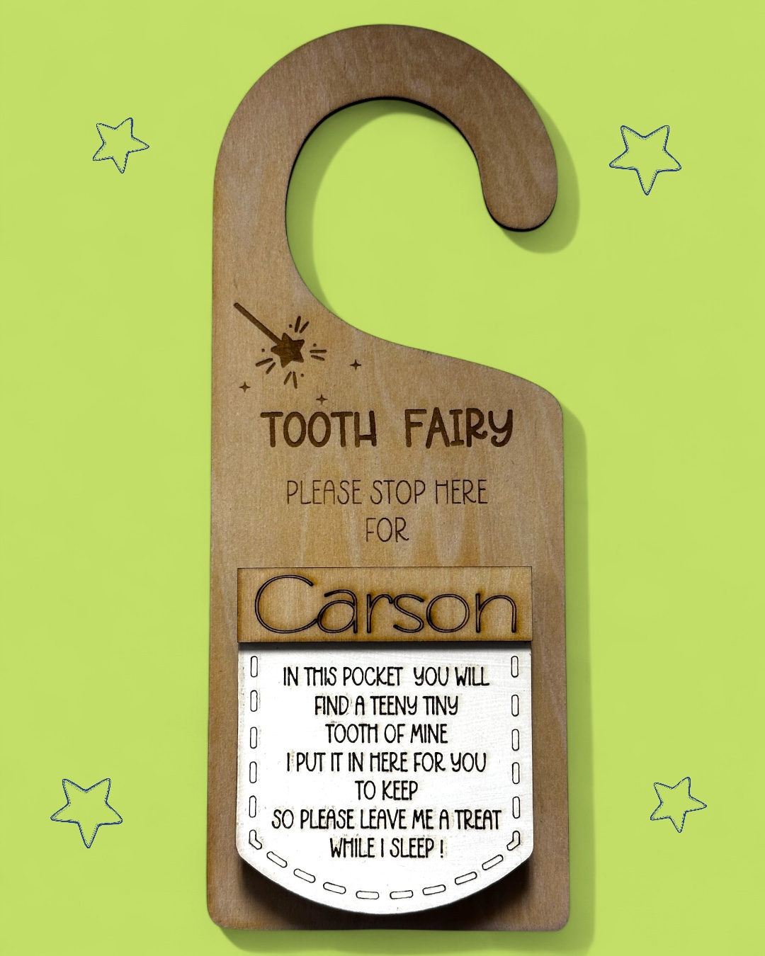 tooth fairy door hanger