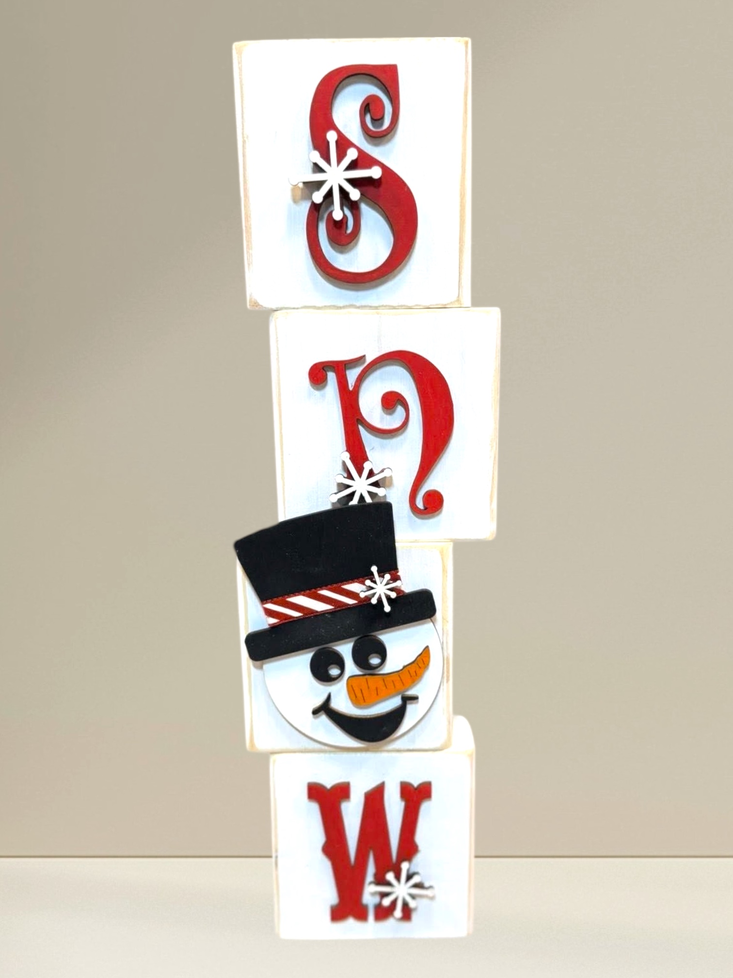 christmas snow blocks