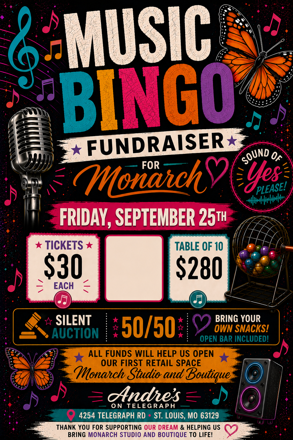 Music Bingo Night