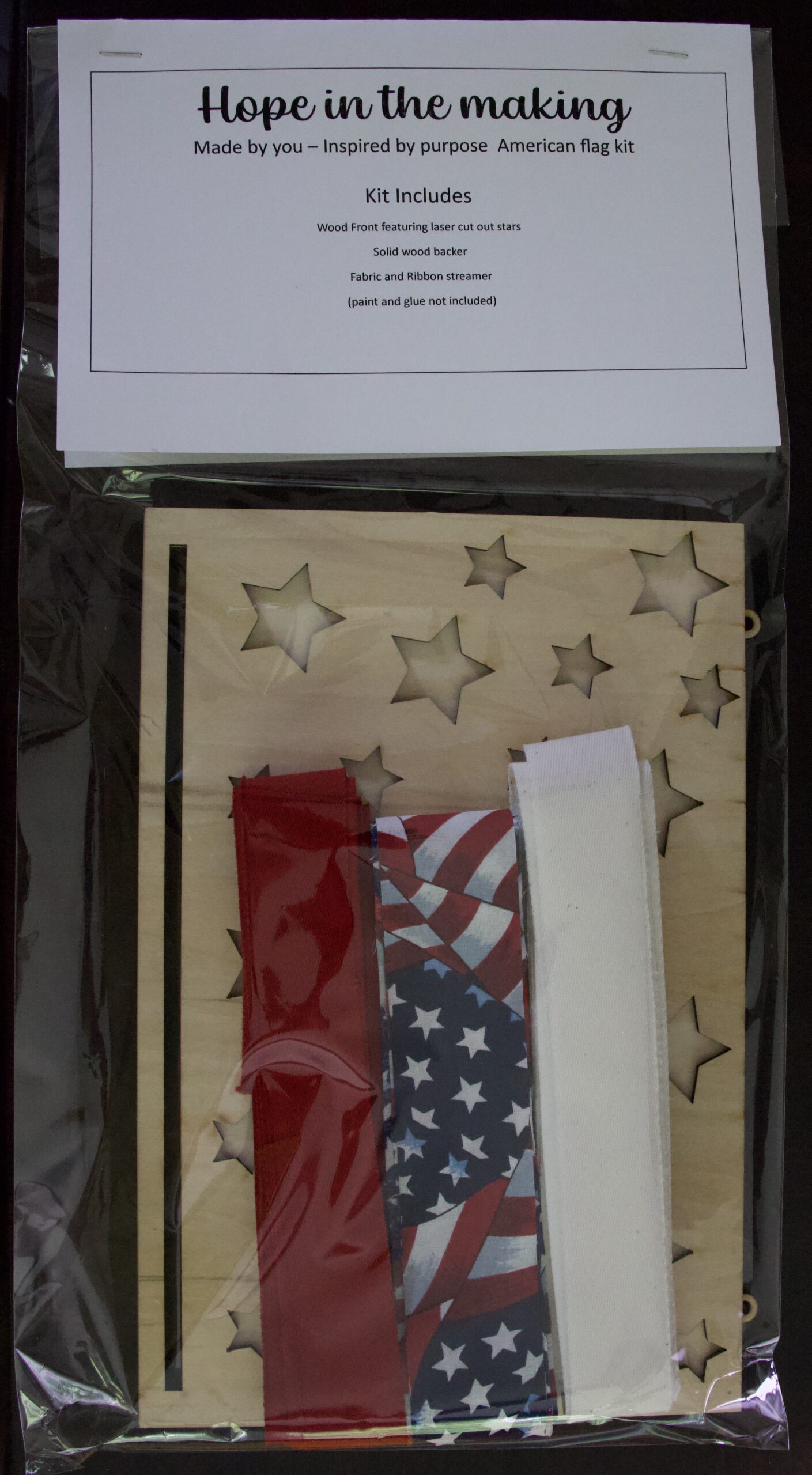DIY flag streamer kit